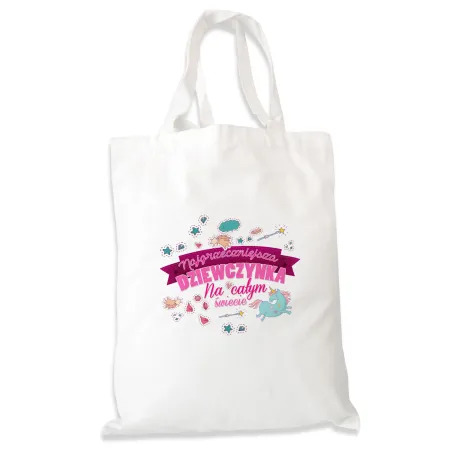 Torba na zakupy dla DZIEWCZYNY Najgrzeczniejsza Dziewczynka